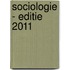 Sociologie - Editie 2011