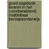 Goed opgeleide leraren in het (voorbereidend) middelbaar beroepsonderwijs