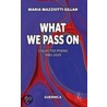 What We Pass On door Maria Mazziotti Gillan