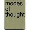 Modes of Thought door Wolfgang Fikentscher