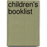 Children's Booklist door Children'S. Committee of the Theosophical Society