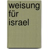 Weisung für Israel door Karin Finsterbusch