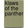 Klaws Of The Panther door Jonathan Maberry