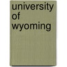 University of Wyoming door Not Available