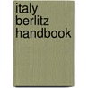 Italy Berlitz Handbook door Pam Barrett