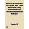 Austrian Jazz Musicians door Not Available