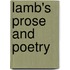 Lamb's Prose And Poetry