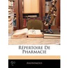 R Pertoire de Pharmacie by Anonymous Anonymous