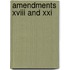 Amendments Xviii And Xxi