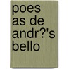 Poes as de Andr?'s Bello by Andres Bello