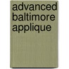 Advanced Baltimore Applique door Elly Sienkiewicz