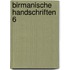 Birmanische Handschriften 6