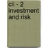 Cii - 2 Investment And Risk
