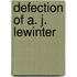 Defection of A. J. Lewinter