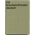 Mit Kreuzworthetseln Deutsch
