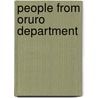 People from Oruro Department by Not Available