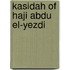 Kasidah of Haji Abdu El-Yezdi