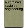 Automative Systems Engineering door Subramaniam Ganesan