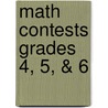 Math Contests Grades 4, 5, & 6 door Steven R. Conrad