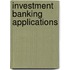 Investment Banking Applications