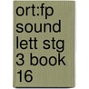 Ort:fp Sound Lett Stg 3 Book 16 door Roderick Hunt