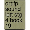 Ort:fp Sound Lett Stg 4 Book 19 door Roderick Hunt