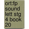 Ort:fp Sound Lett Stg 4 Book 20 door Roderick Hunt
