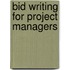Bid Writing For Project Managers