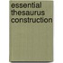 Essential Thesaurus Construction