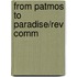 From Patmos To Paradise/rev Comm