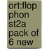 Ort:flop Phon St2a Pack Of 6 New