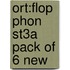 Ort:flop Phon St3a Pack Of 6 New