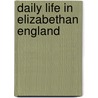 Daily Life in Elizabethan England door Will McClean