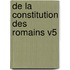 de La Constitution Des Romains V5