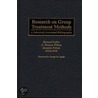 Research On Group Treatment Methods door C. Dwayne Wilson