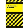 CliffsNotes On Shakespeare's Macbeth door Alex Went M.a.