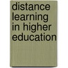 Distance Learning In Higher Education door Michael K. Ponton