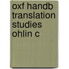 Oxf Handb Translation Studies Ohlin C door Kirsten Malmkjaer