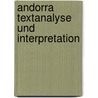 Andorra Textanalyse und Interpretation by Max Frisch