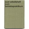 Auer Arbeitsheft zum Betriebspraktikum door Sabine Kusterer