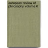 European Review of Philosophy Volume 6 door Frederique De Vignemont