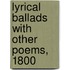 Lyrical Ballads With Other Poems, 1800