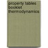 Property Tables Booklet Thermodynamics