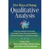 Five Ways Of Doing Qualitative Analysis