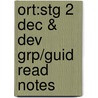 Ort:stg 2 Dec & Dev Grp/guid Read Notes door Roderick Hunt