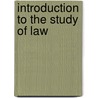 Introduction To The Study Of Law by Edwin Hamlin Woodruff