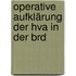 Operative Aufklärung Der Hva In Der Brd