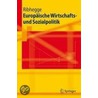 Europäische Wirtschafts- und Sozialpolitik door Hermann Ribhegge