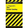 CliffsNotes on Fitzgerald's The Great Gatsby door Ph.d. Maurer Kate