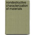 Nondestructive Characterization Of Materials